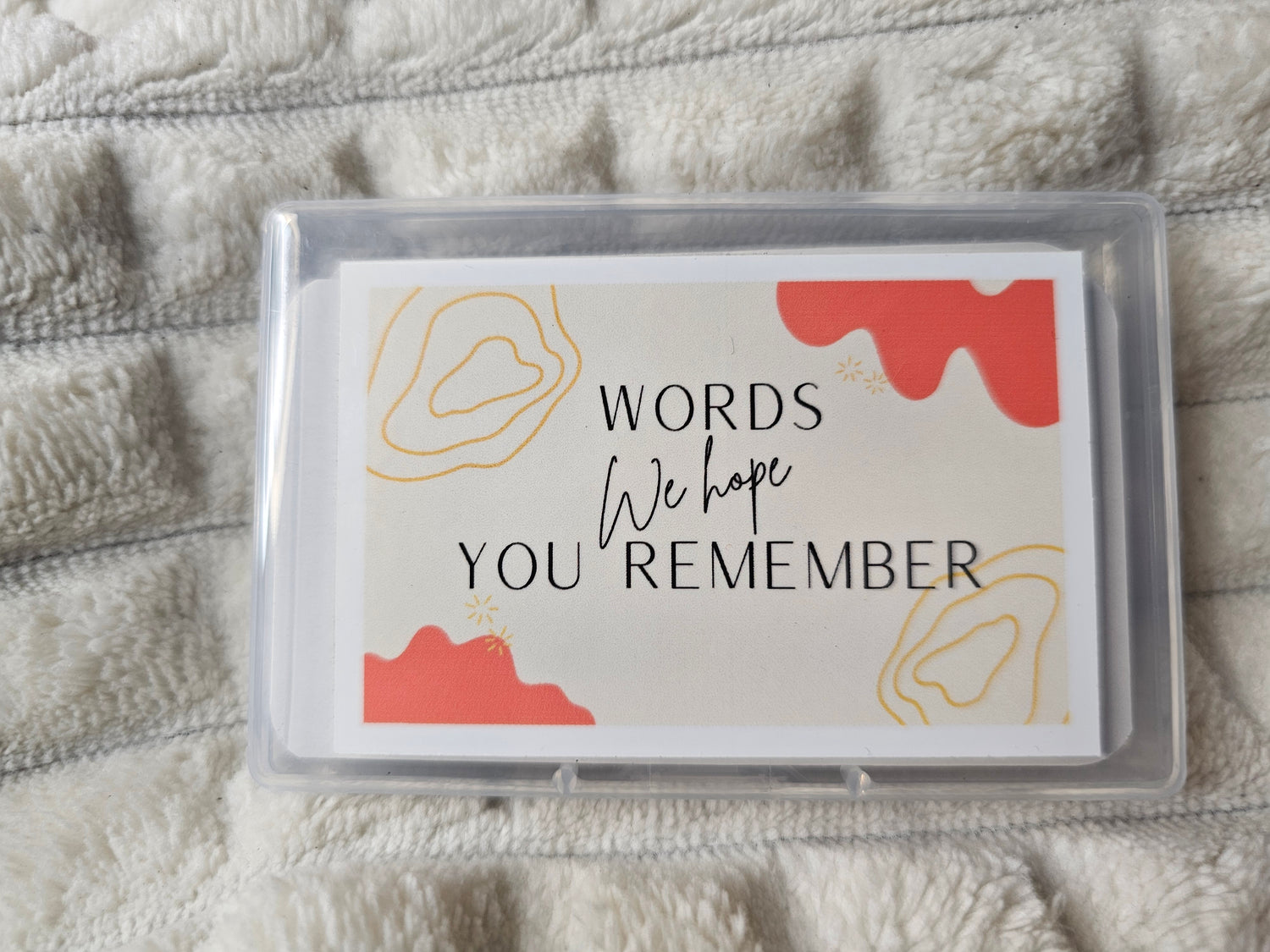 Words That We Hope You Remember by Zephyblue (20 Affirmation Cards)